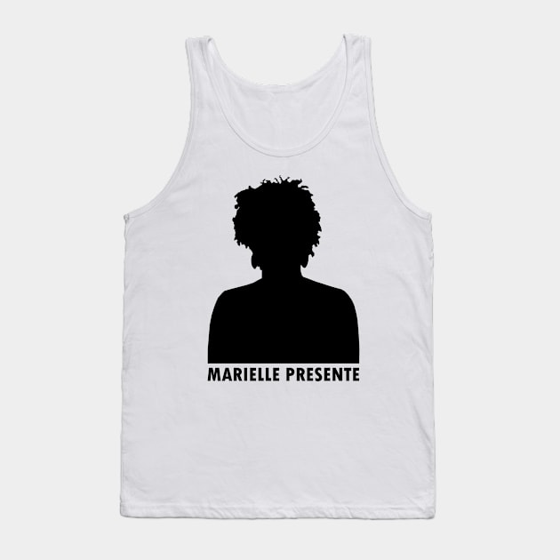 Marielle Franco Silhouette (Marielle Presente) Tank Top by Everyday Inspiration